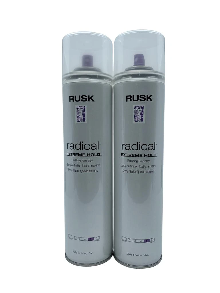 Rusk Radical Extreme Hold Finishing Spray 10 OZ Set of 2 1