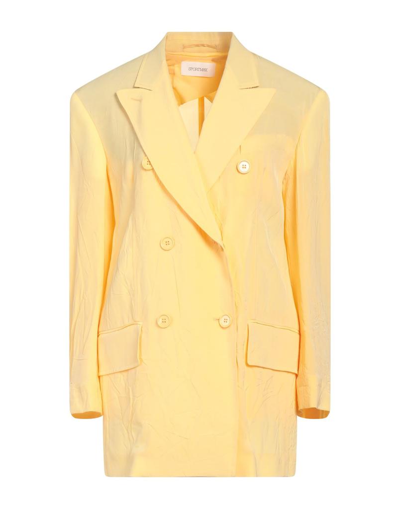 Max Mara Sportmax Stretch Wool Fitted Blazer - Suits