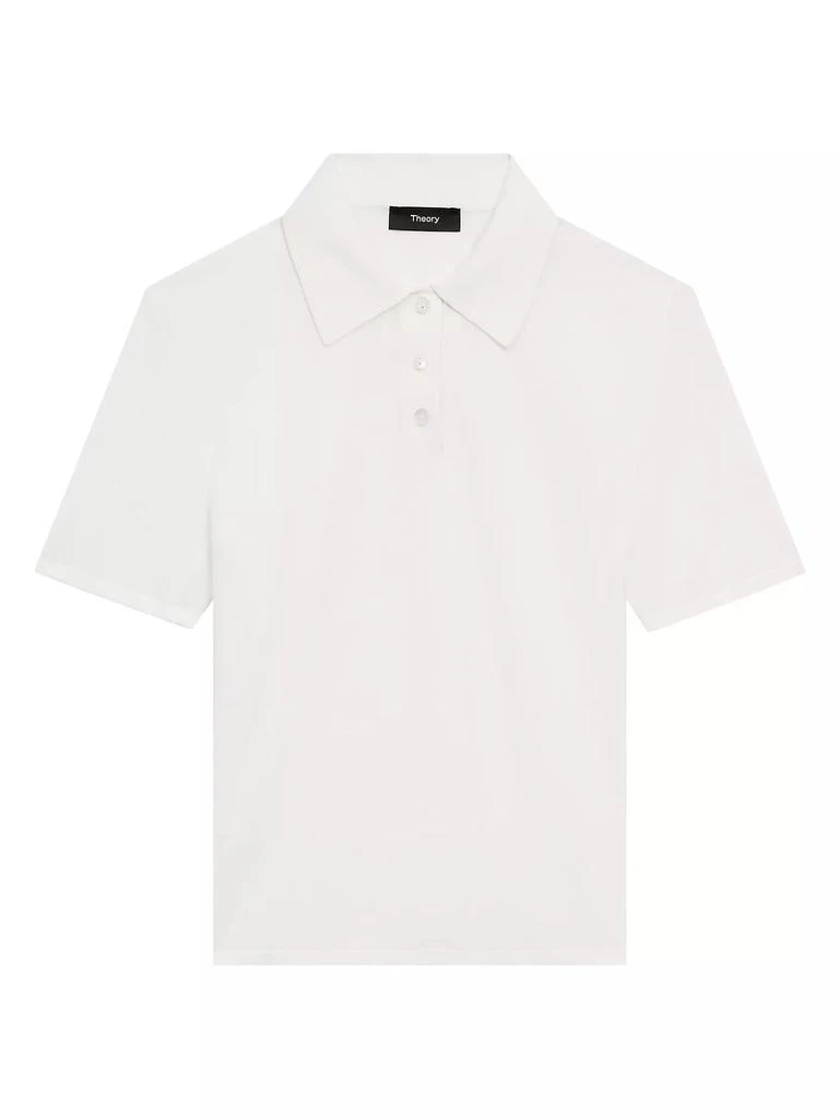 Theory Slim Wool Polo Shirt 1