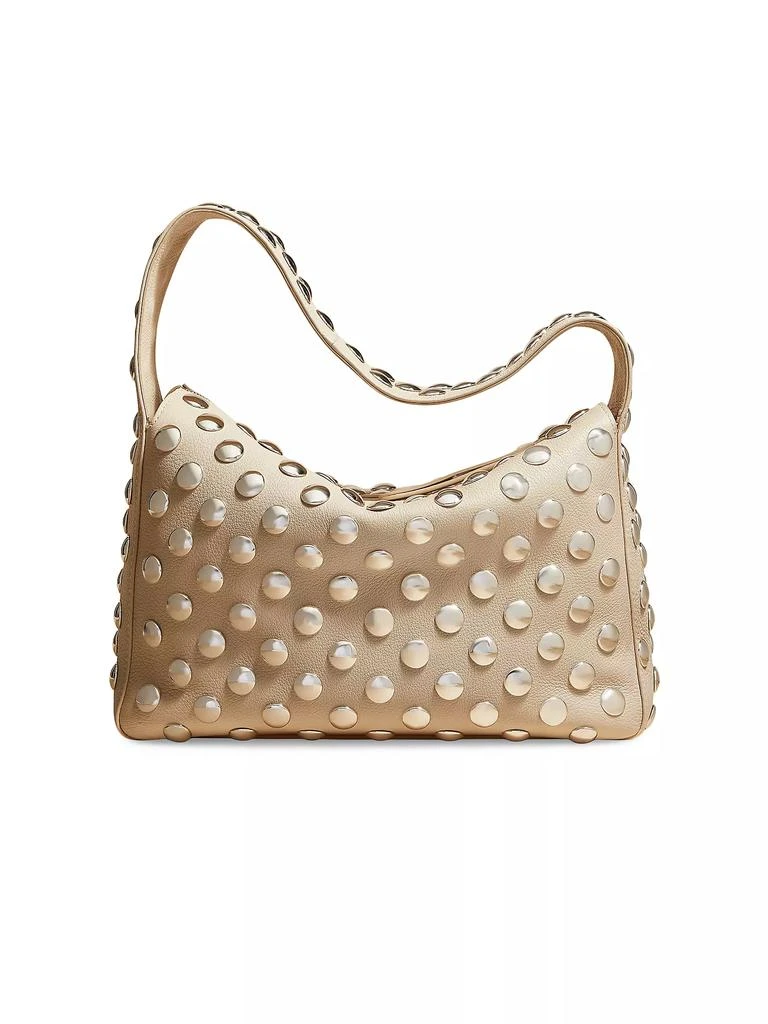 Khaite Elena Studded Leather Shoulder Bag 1