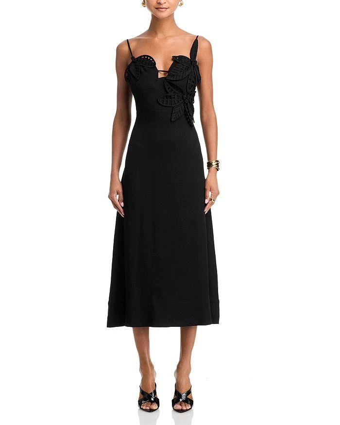 Farm Rio Floral Accent Dress 7