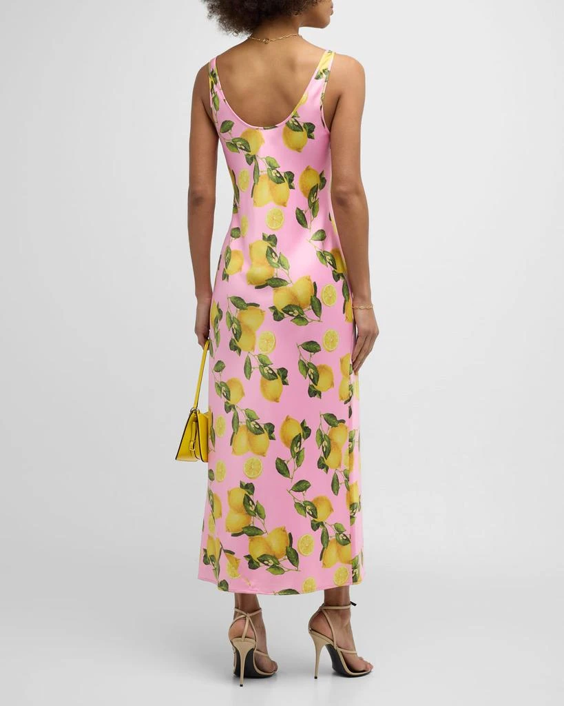 L'Agence Akiya Lemon Printed Tank Dress 7