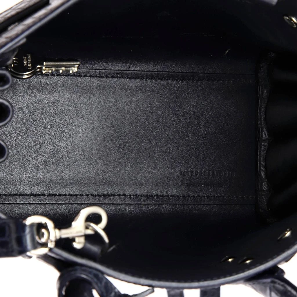 Yves Saint Laurent Sac de Jour NM Bag Crocodile Embossed Leather Nano 5