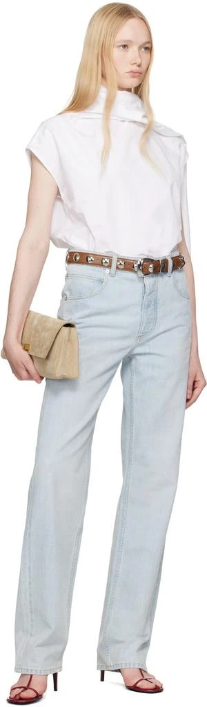 Khaite Tan Benny With Studs Belt 3