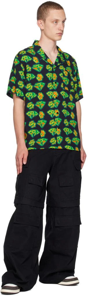 Billionaire Boys Club Black & Green Heat Map Shirt 4