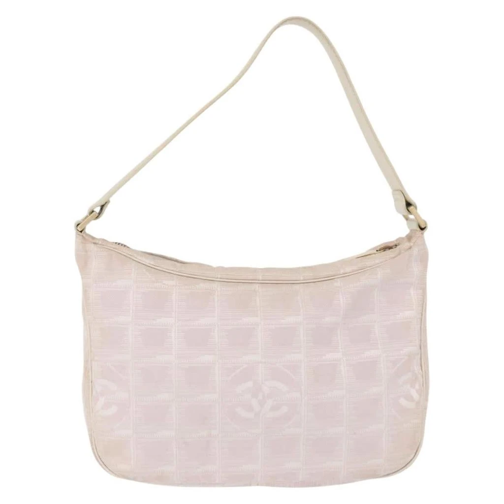 Chanel Travel Line Zip Hobo Nylon Nylon Handbag (Pre-Owned) 2