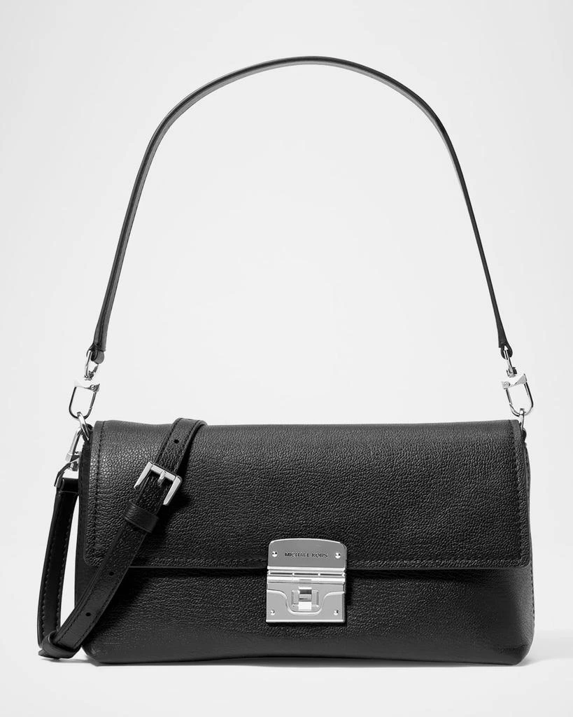Michael Kors Medium Pouchette Leather Crossbody Bag 1