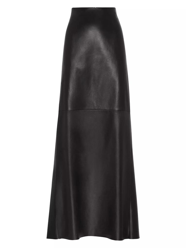 Brunello Cucinelli Nappa Leather Mermaid Skirt