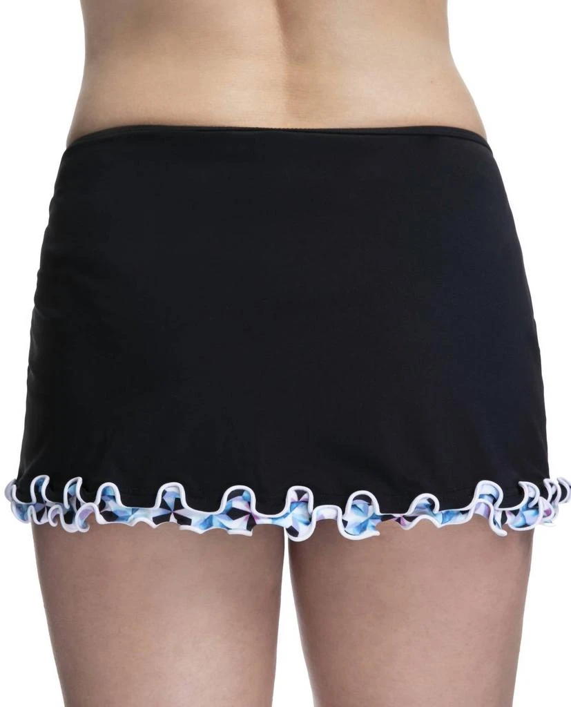 Profile by Gottex Profile By Gottex - Lettuce Ruffle Side Tie Skirted Swimsuit Bottom 2