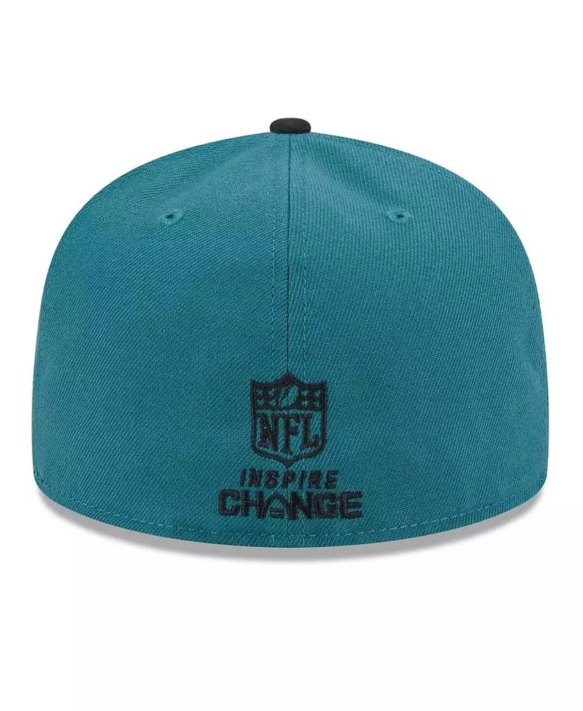 New Era Men's Midnight Green/Black Philadelphia Eagles 2024 Inspire Change 59FIFTY Fitted Hat 4