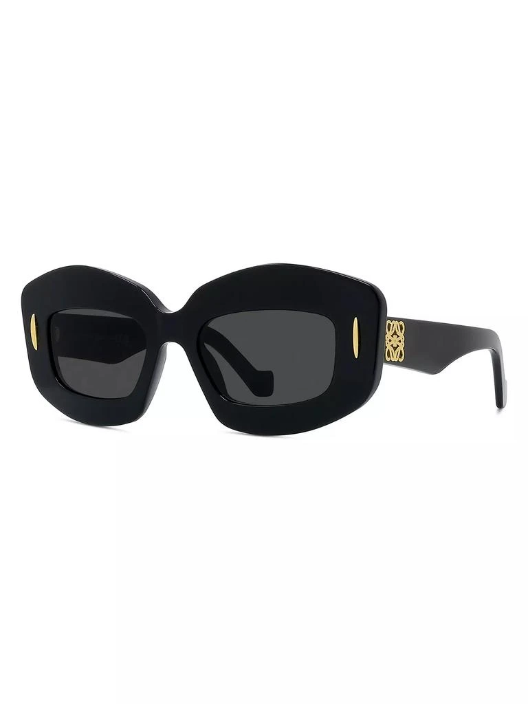 Loewe Chunky Anagram 49MM Rectangular Sunglasses 2
