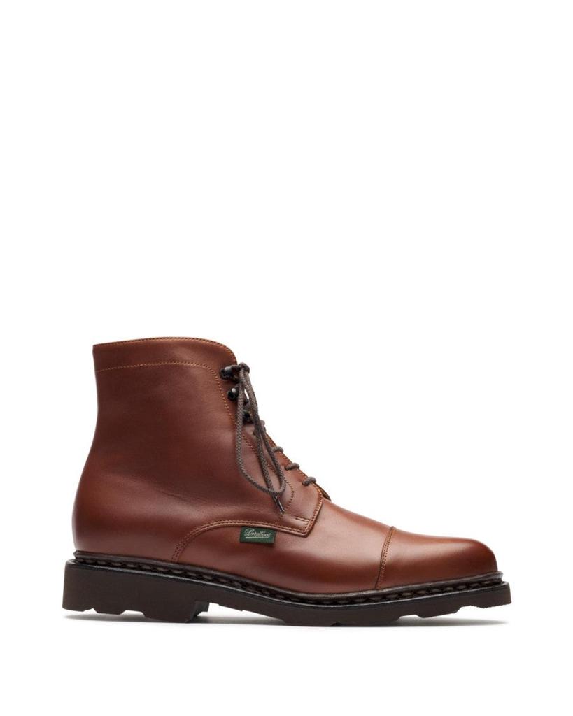 Paraboot Brown Shoes With Norwegian Stitching