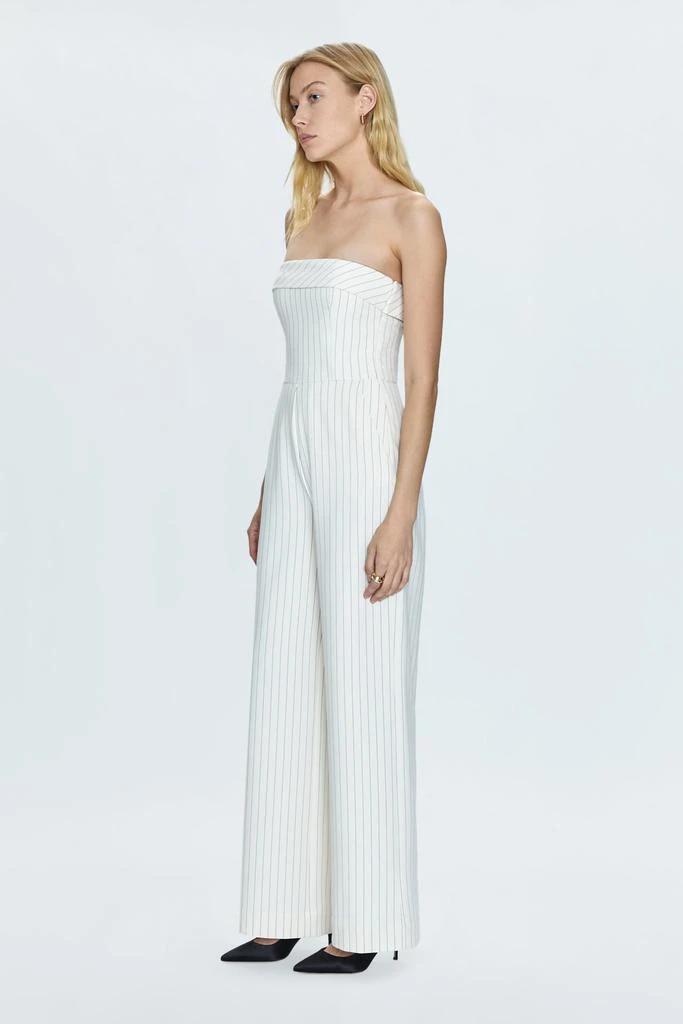 Pistola Denim Valentina Jumpsuit - Le Blanc Pinstripe 5