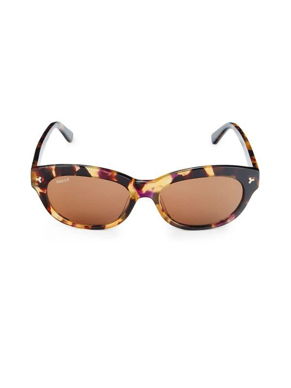 Bally 54MM Oval Sunglasses 1