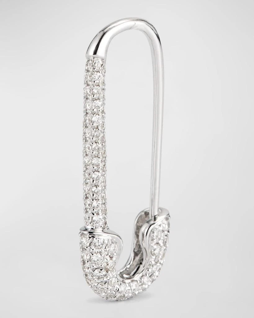 Anita Ko 18k Diamond Safety Pin Earring, Single 1