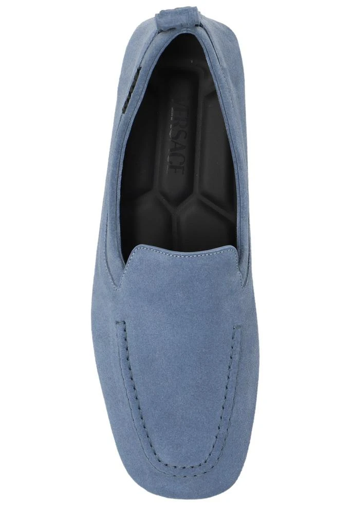 Versace Versace Villa Square-Toe Driver Shoes 4