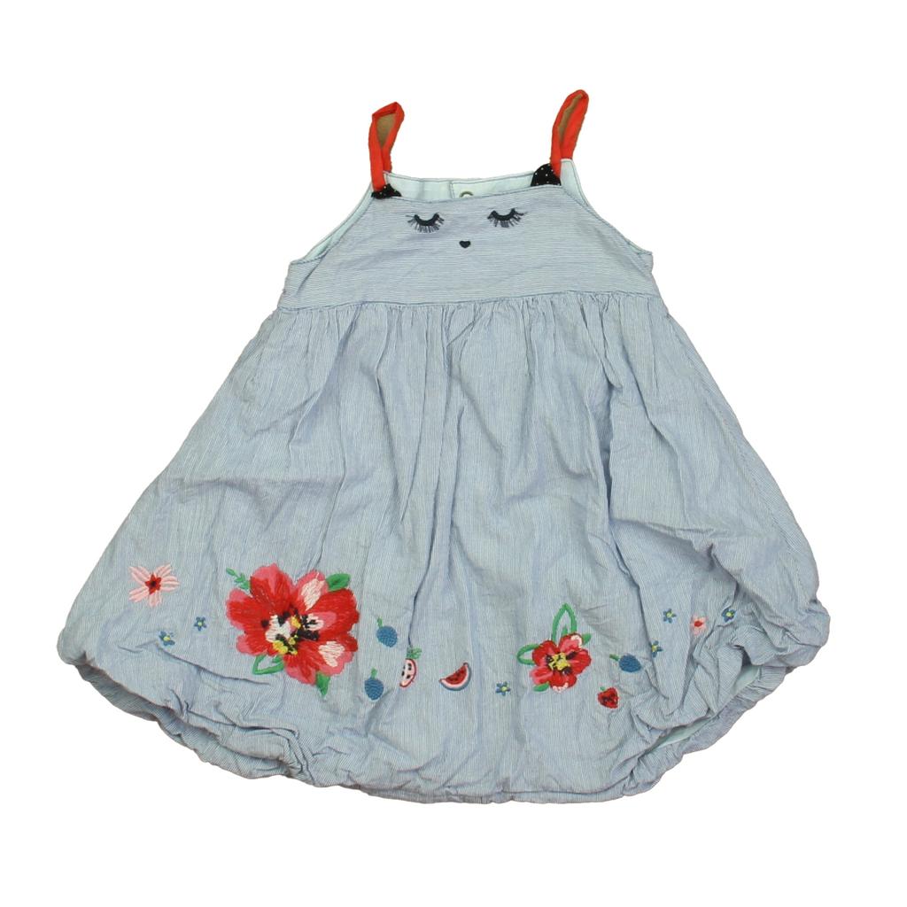 Catimini Girls Blue | Pink Romper