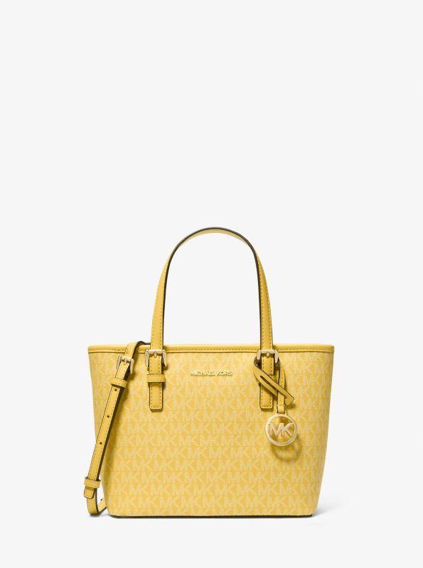 Michael Kors Jet Set Travel Extra-Small Logo Top-Zip Tote Bag