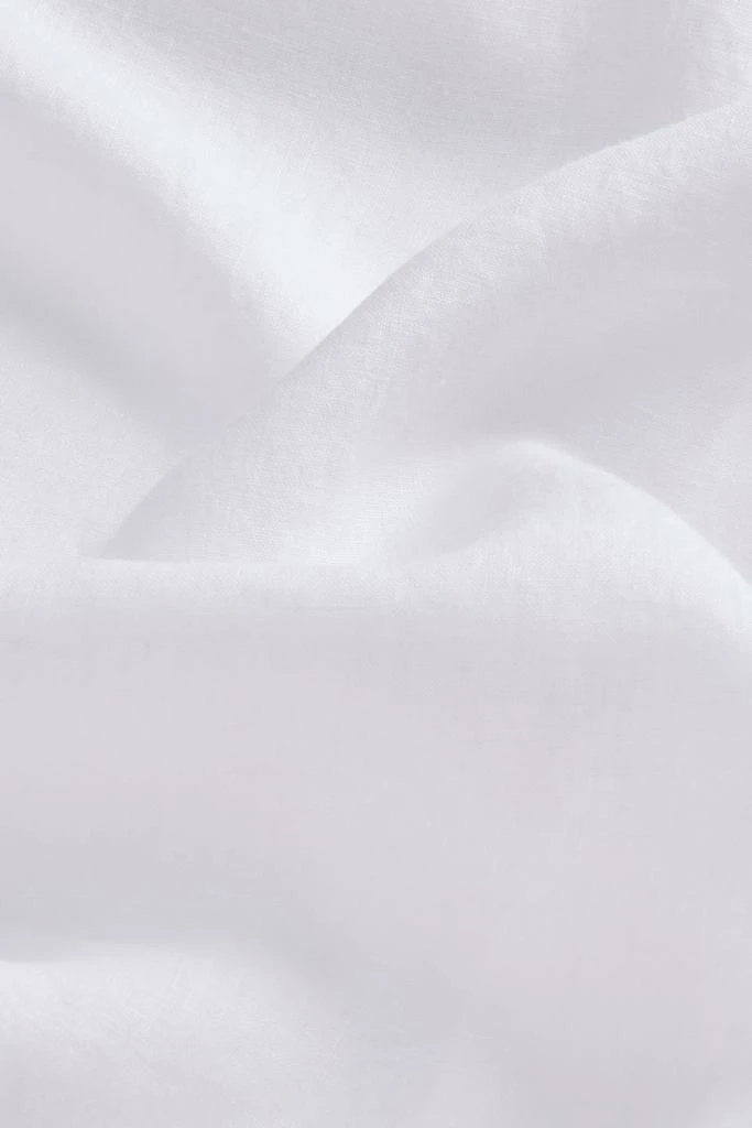Woolrich Garment-Dyed Pure Linen Shirt - Women - White 8