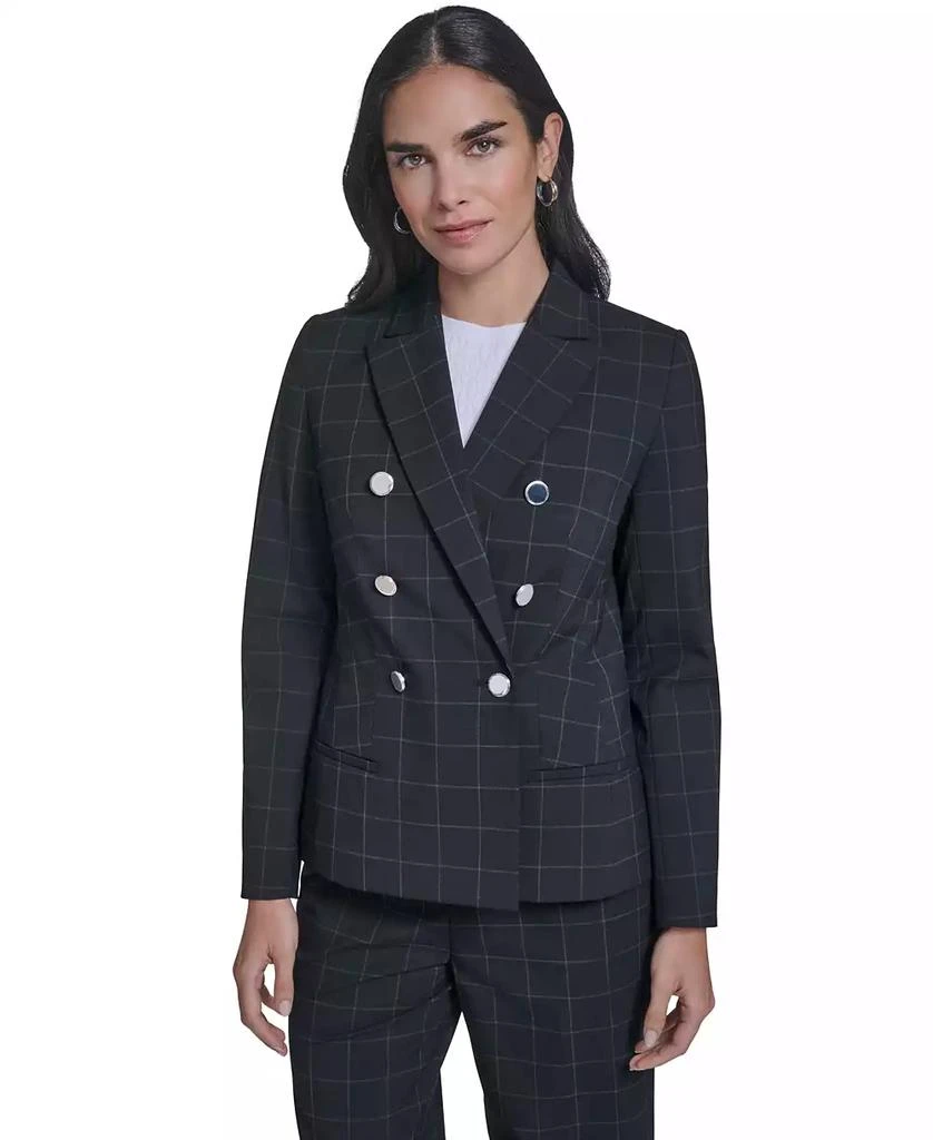 Calvin Klein Petite Double-Breasted Blazer