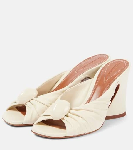Zimmermann Gleam 85 leather mules 4