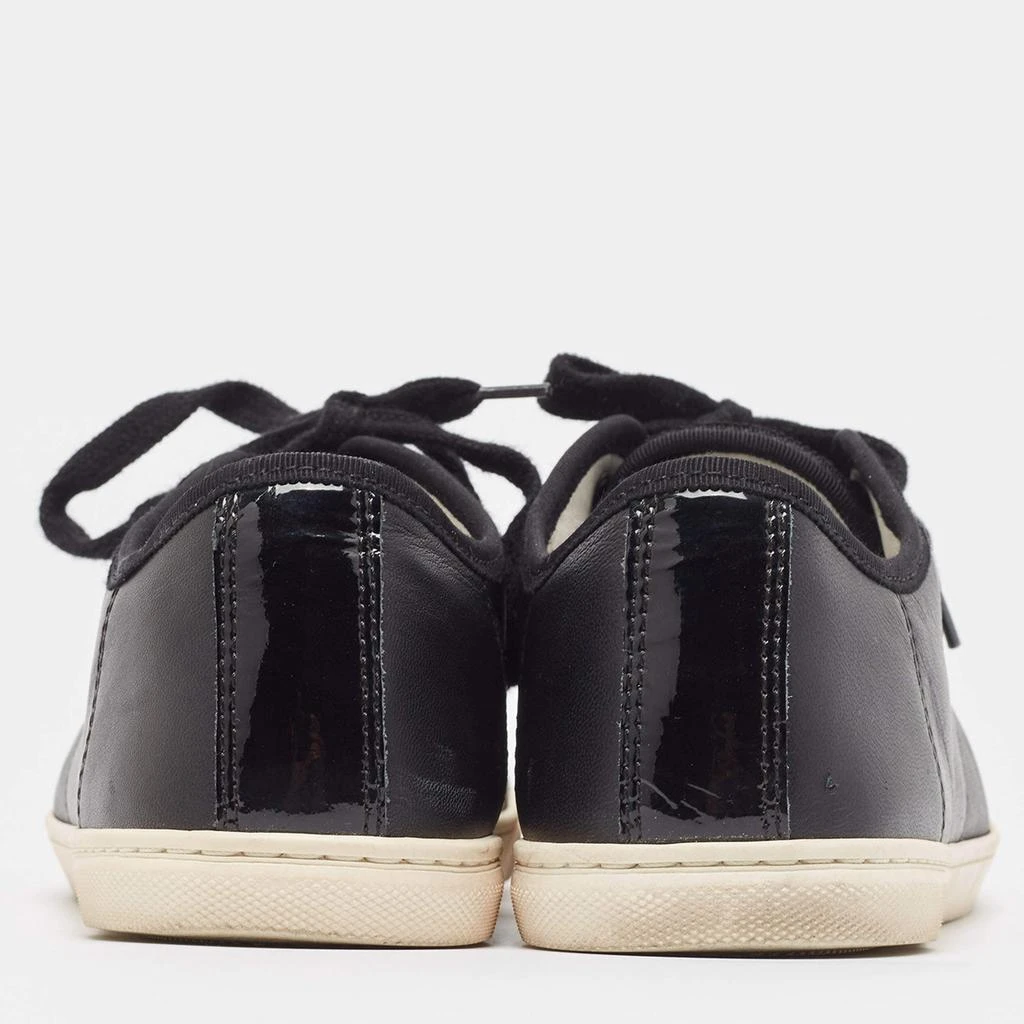 Lanvin Lanvin Black Patent and Leather Low Top Sneakers Size 40 5