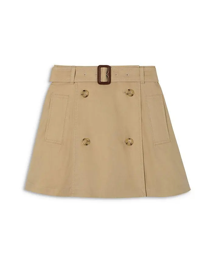 Burberry Girls' Cotton Trench Skirt - Little Kid, Big Kid