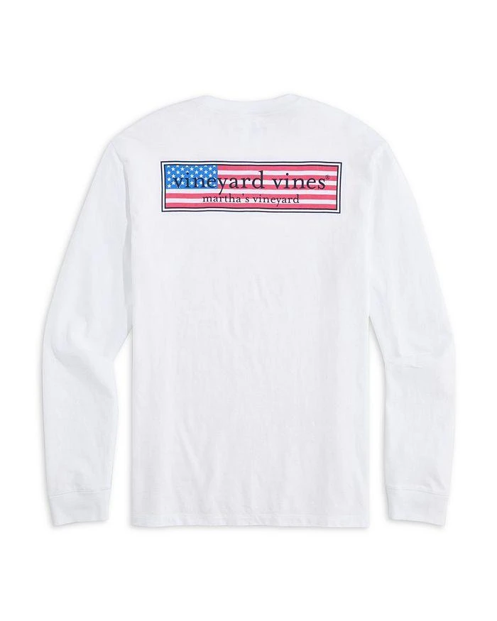 Vineyard Vines USA Logo Box Long Sleeve Tee 1