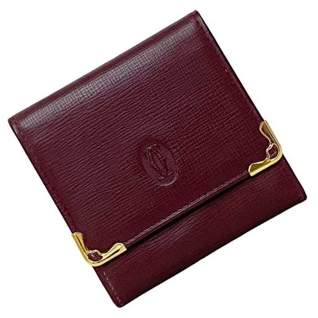 Cartier Leather Coin Purse/Coin Case (Pre-Owned)