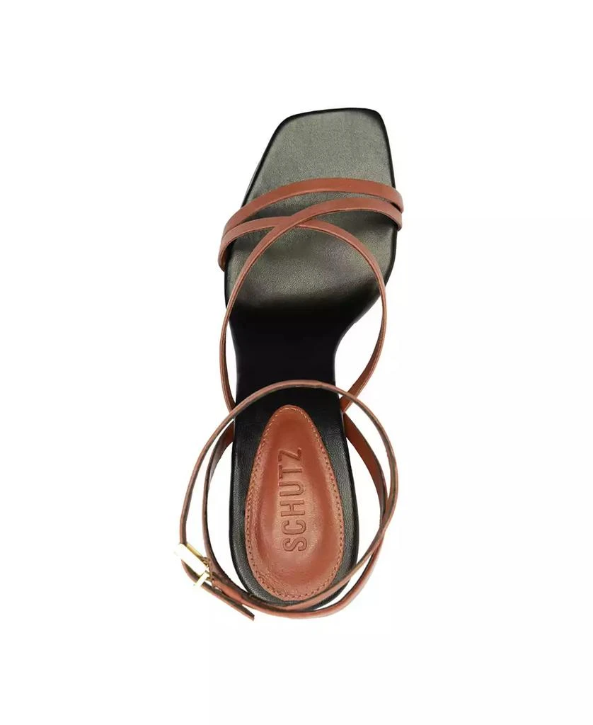 Schutz Women's Bari Mid Heel Sandals 4