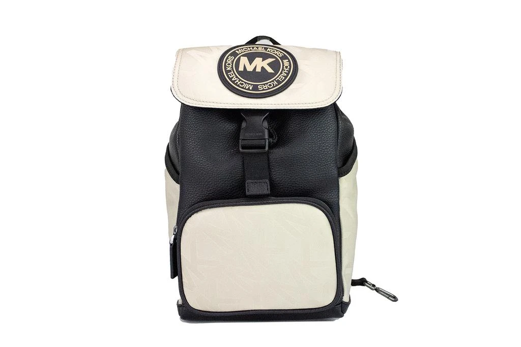 Michael Kors Michael Kors Kent Medium Hemp Nylon Pebbled Leather Slingpack Backpack Women's Bag 1