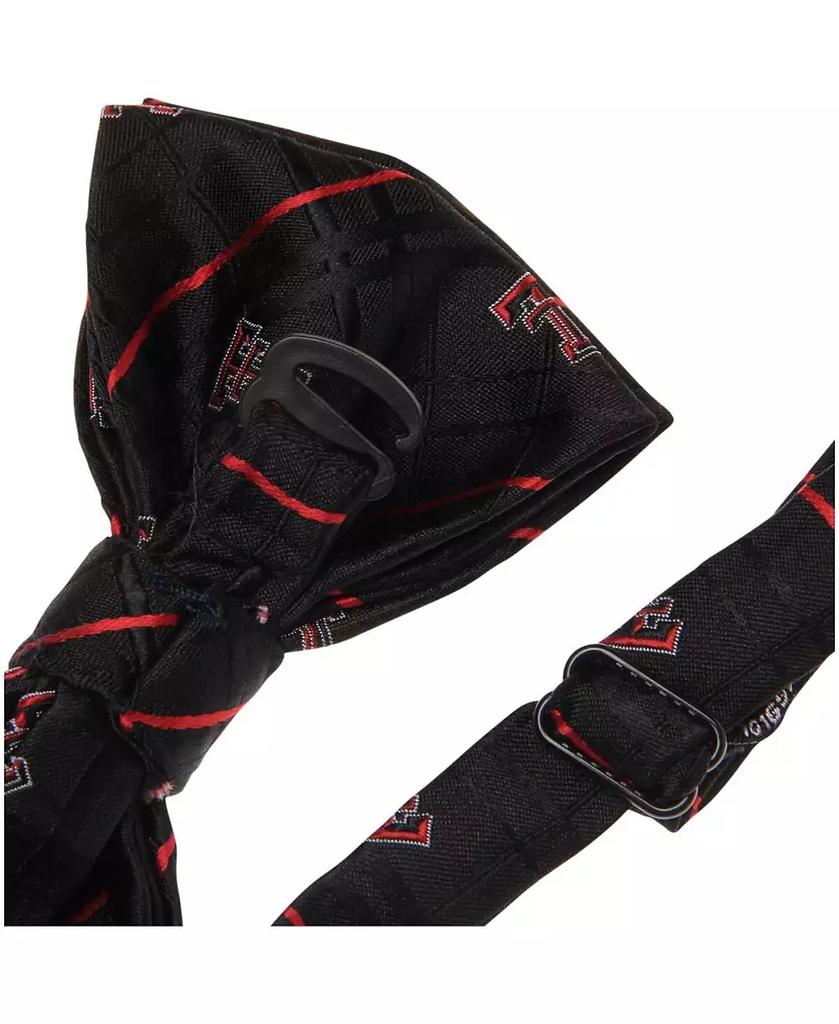 Eagles Wings Men's Black Texas Tech Red Raiders Oxford Bow Tie