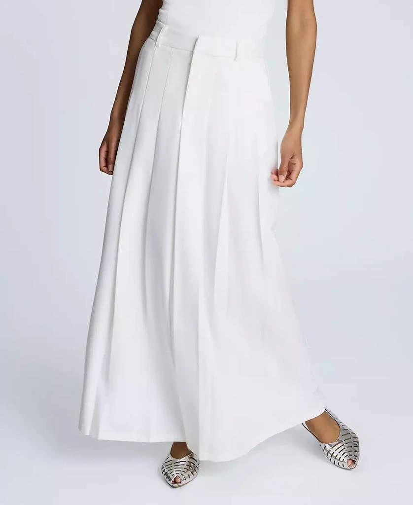 Kenneth Cole Women's Fly-Front Pleated Maxi Skirt 1