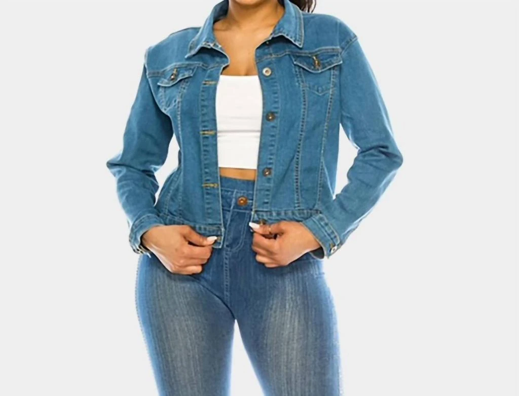 Wona Trading Wona Trading - Queen Stiletto Heel Back Accented Jacket