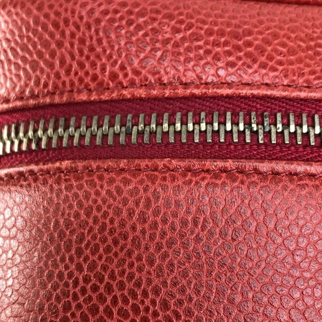 Chanel Grained Calfskin Handbag Vanity Bag Wash Bag (Pre-Owned) 6