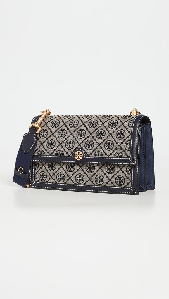 Tory Burch T Monogram Jacquard Shoulder Bag - Shoulder Bags