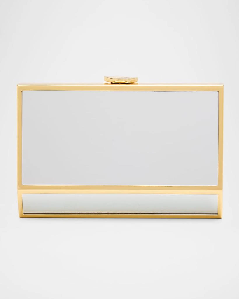 SIMKHAI Maddox Geometric Mirror Clutch Bag