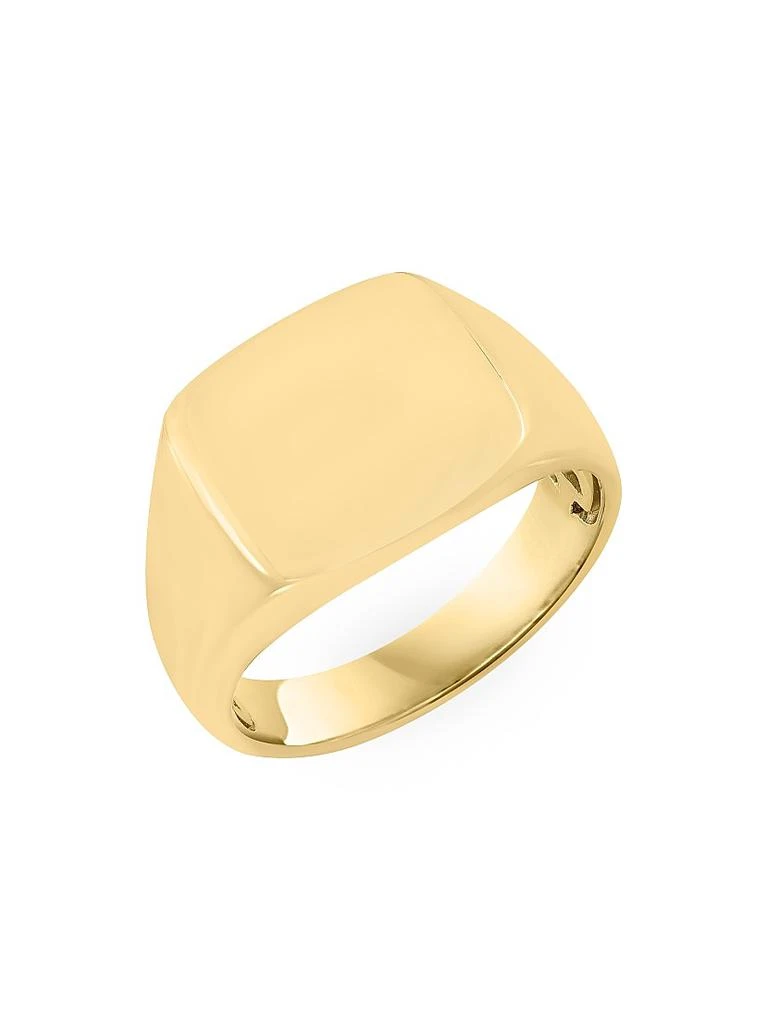 Saks Fifth Avenue Collection 14K Yellow Gold Signet Ring 3