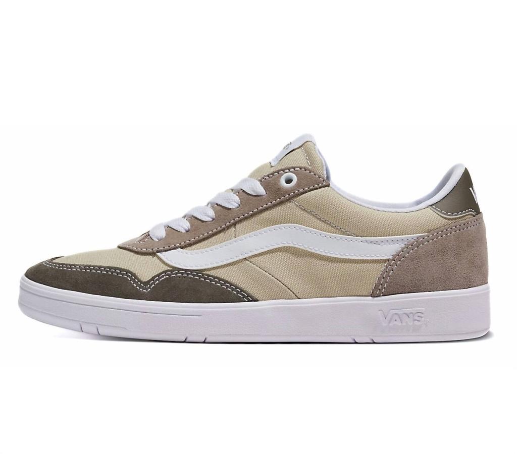 Vans Men's Cruze Sneaker In Khaki Suede