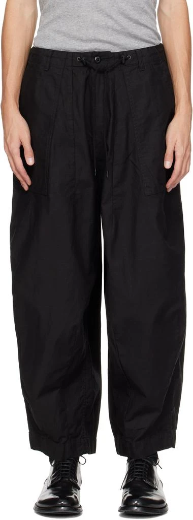 Needles Black H.D. Fatigue Trousers 1