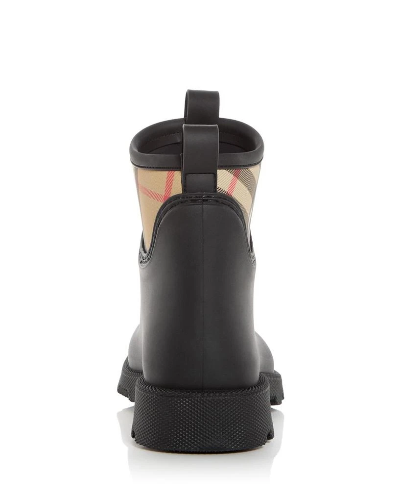 Burberry Women's Marsh Stamp Check Rain Booties 4