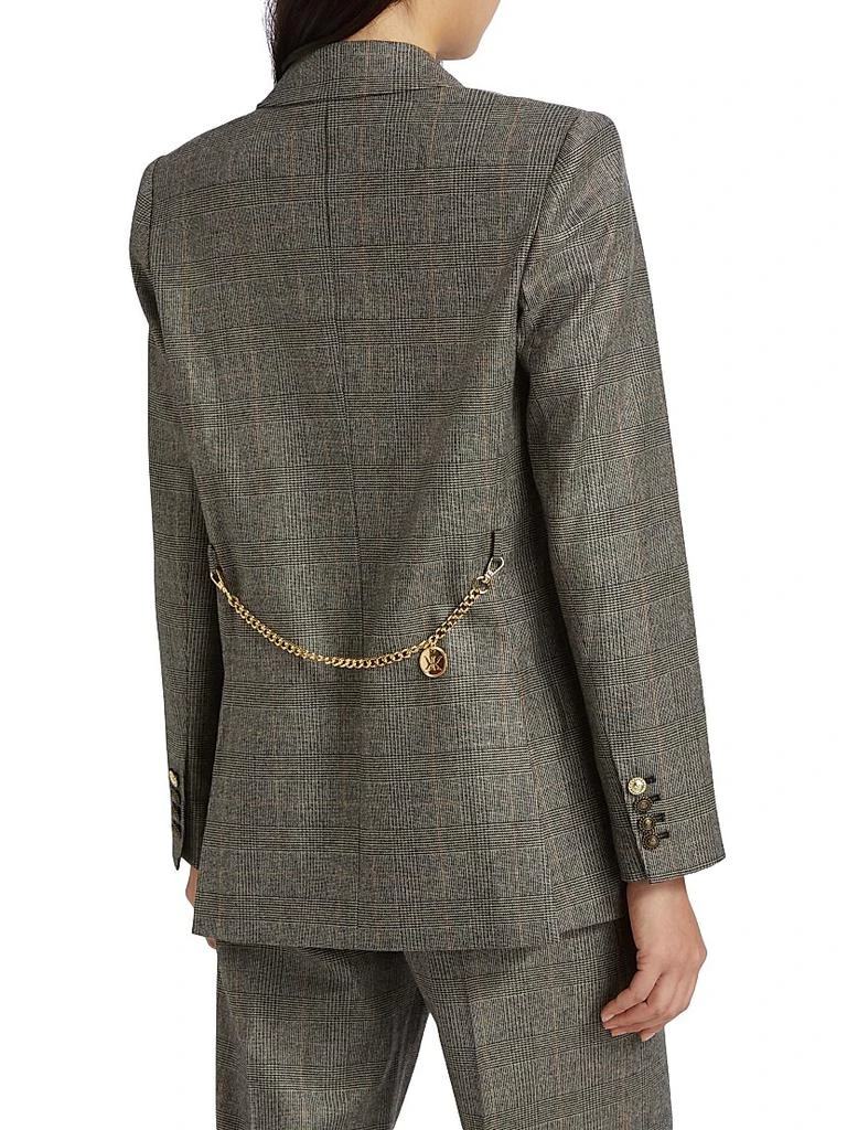Kobi Halperin Nebula Plaid Double-Breasted Jacket 5