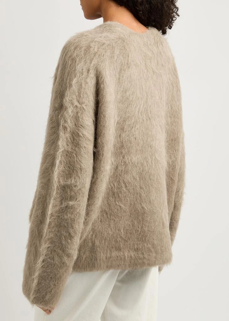 Totême Brushed alpaca-blend jumper 3