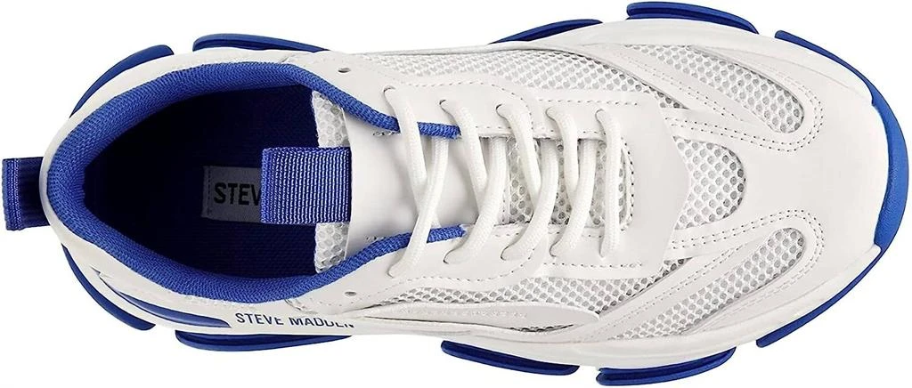 Steve Madden Women's Possession Sneaker In White/blue 4