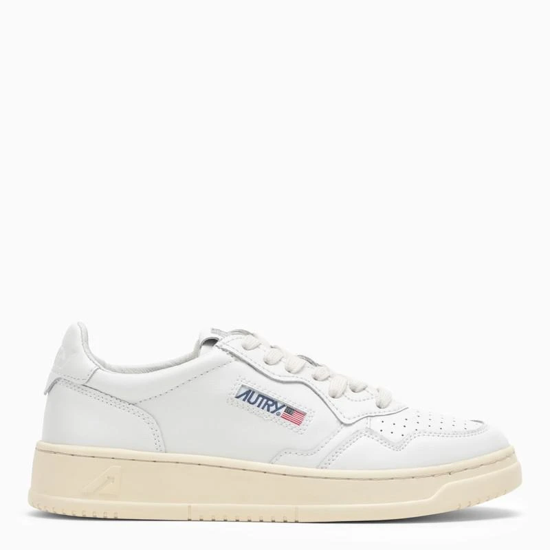 AUTRY White leather Medalist sneakers 1