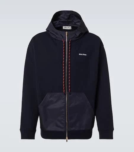 Miu Miu Cotton zip-up hoodie 1