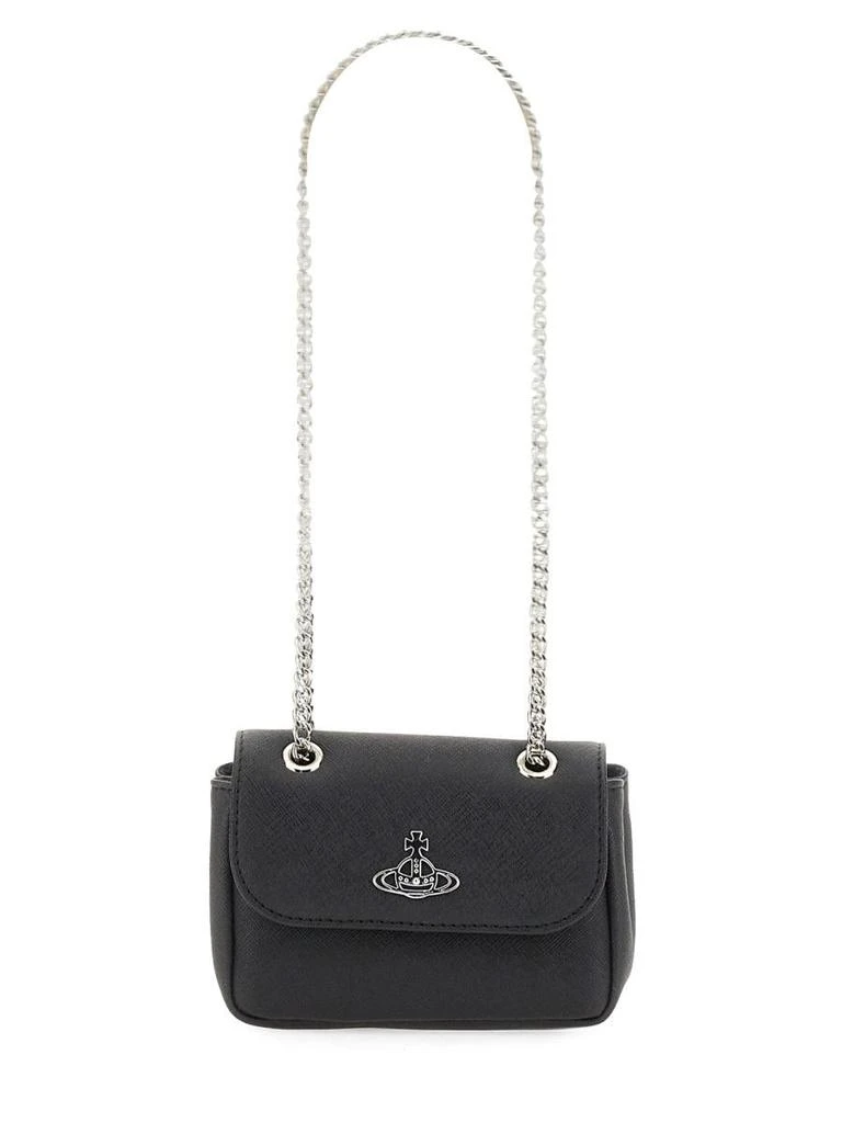 VIVIENNE WESTWOOD VIVIENNE WESTWOOD VICTORIA SMALL BAG WITH CHAIN 1