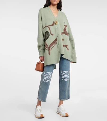 Loewe Anagram high-rise cropped jeans 2