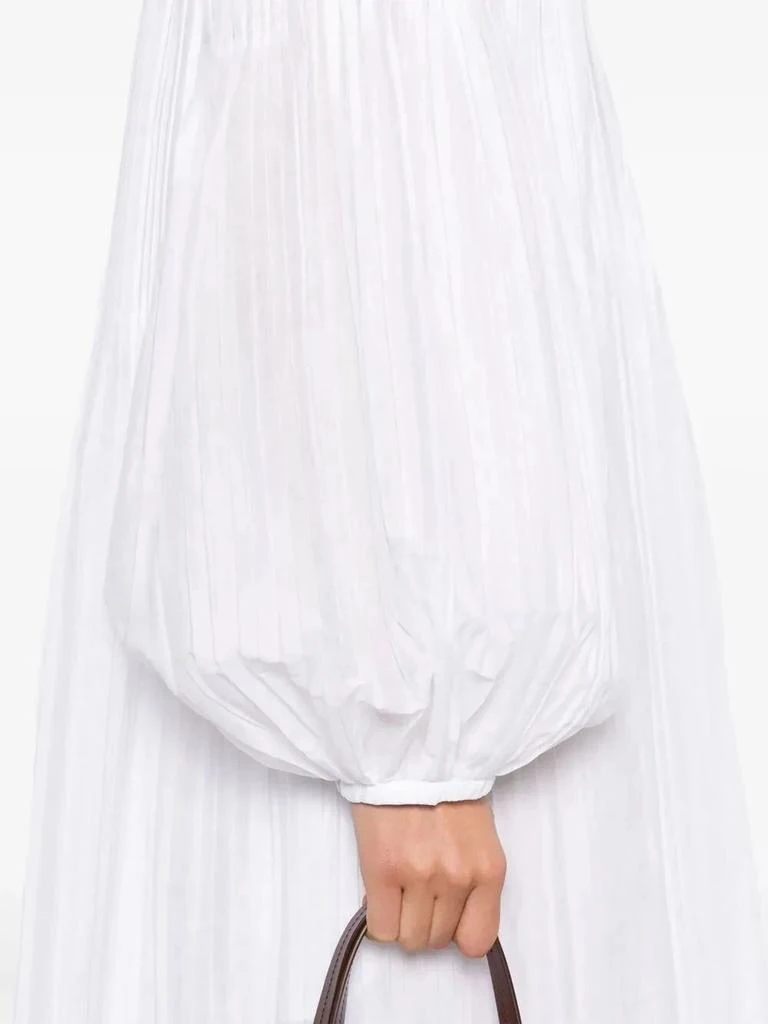 open lace back dress Bi Colour Short Pleated Dress