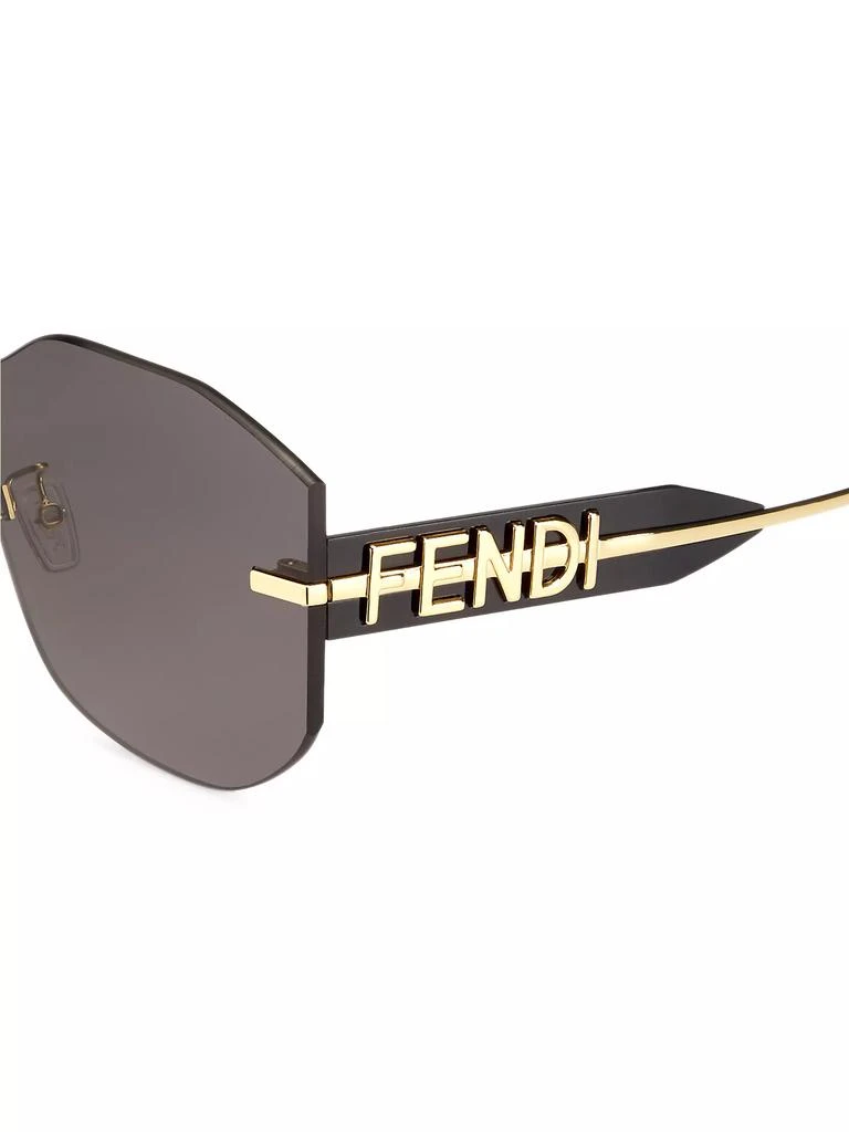 Fendi Fendigraphy Rectangular Mask Sunglasses 3